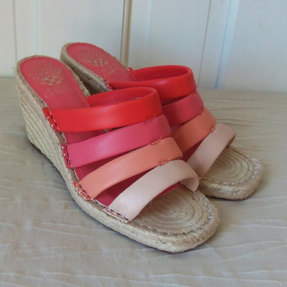 New Vince Camuto Molisana Wedge Espadrille Sandals sz 8 - Picture 3 of 15